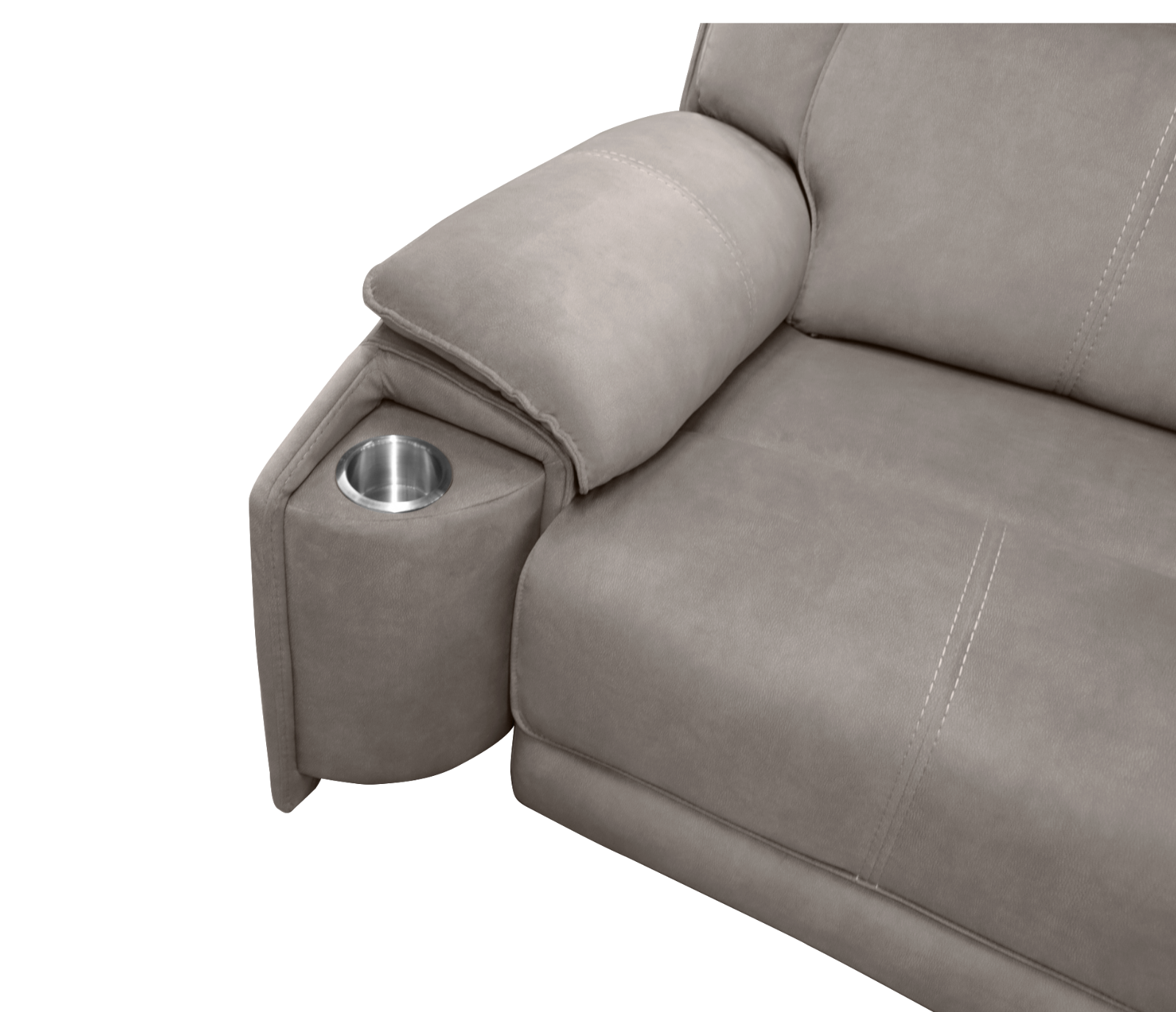 Cruise 6 Piece Sectional - Triple Power - Elephant Fabric