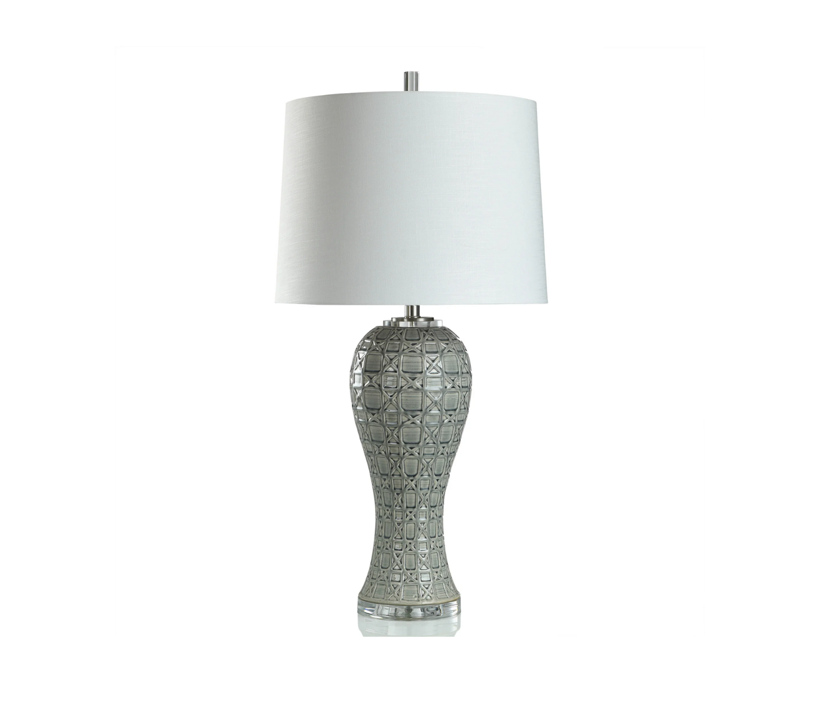 Grey Whisper Table Lamp