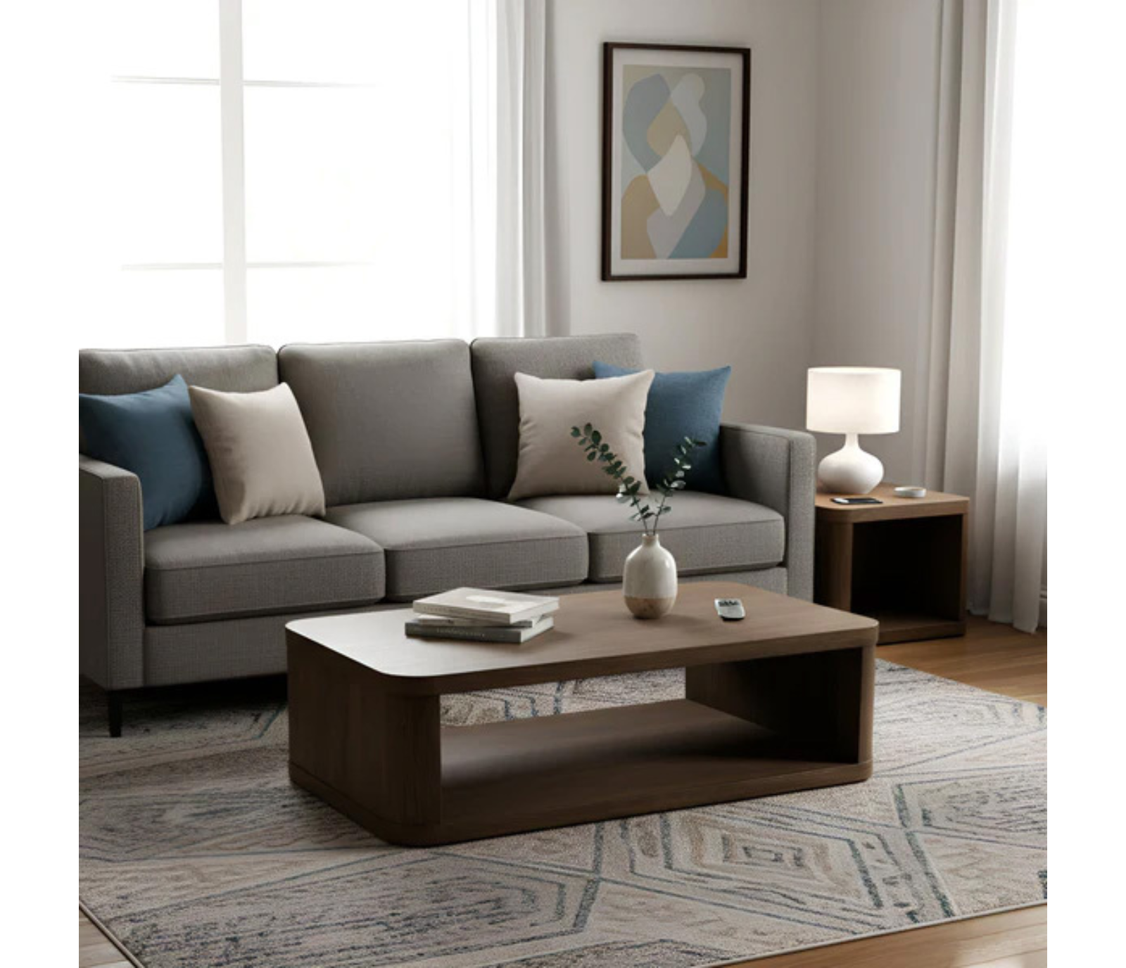 Lozaro Coffee Table - Walnut