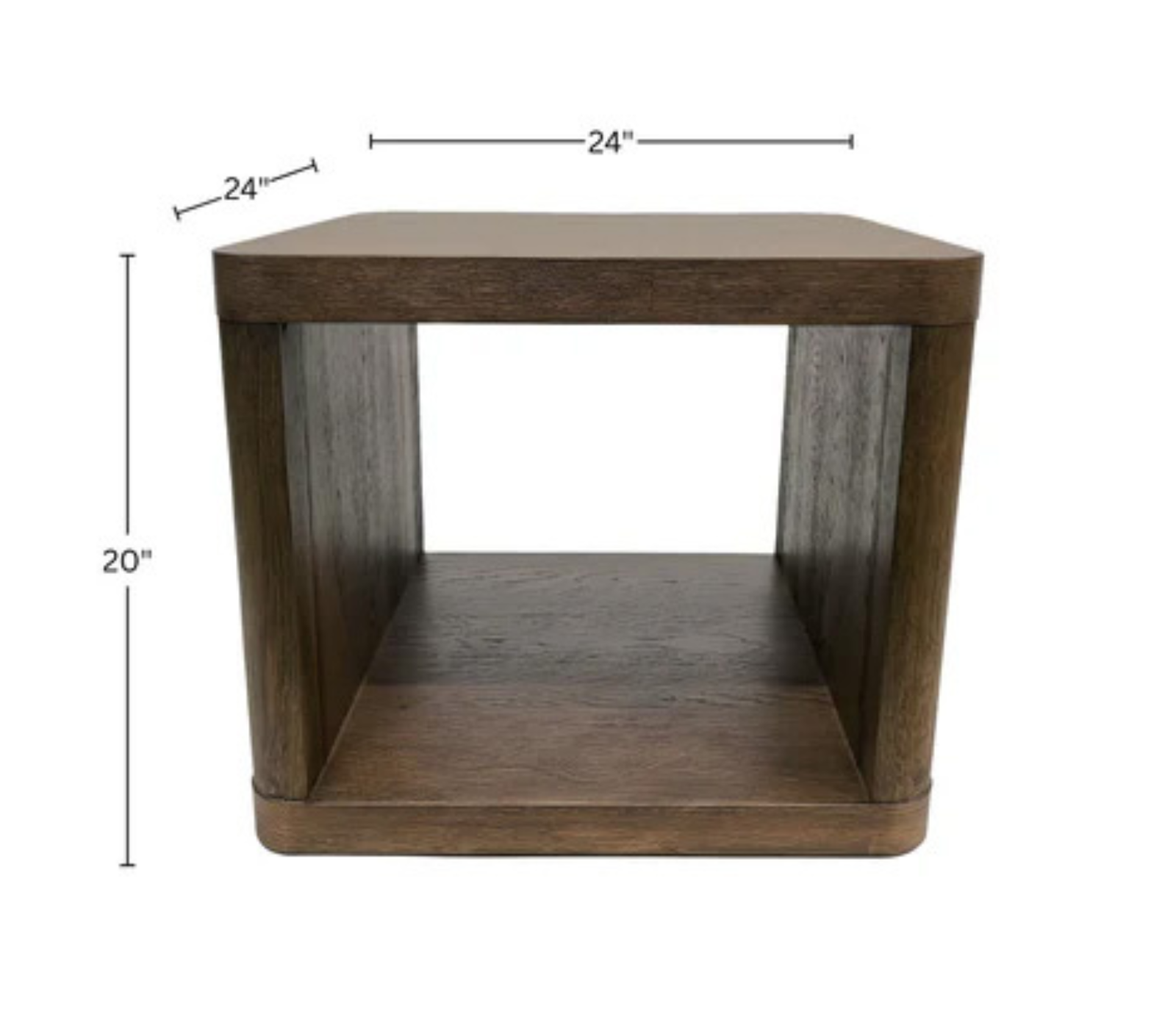 Lozaro End Table - Walnut