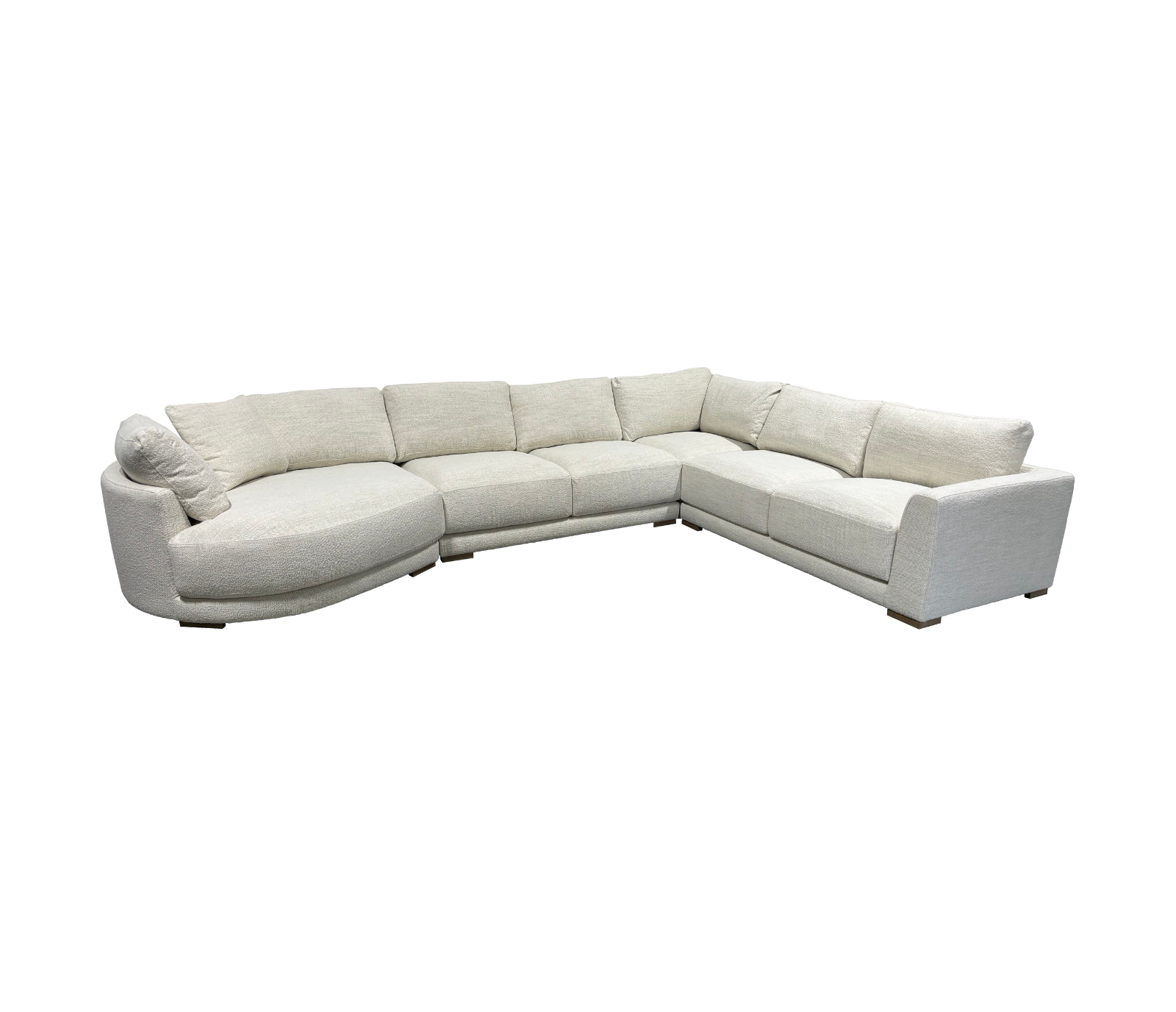 Nashville 4 Piece Sectional - Pearl Fabric