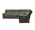 Palisade 6 Piece Sectional - Triple Power - Smoke Fabric