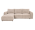 Prime 3 Piece Sectional w/ Pull-Out Sleeper - Mushroom Fabric