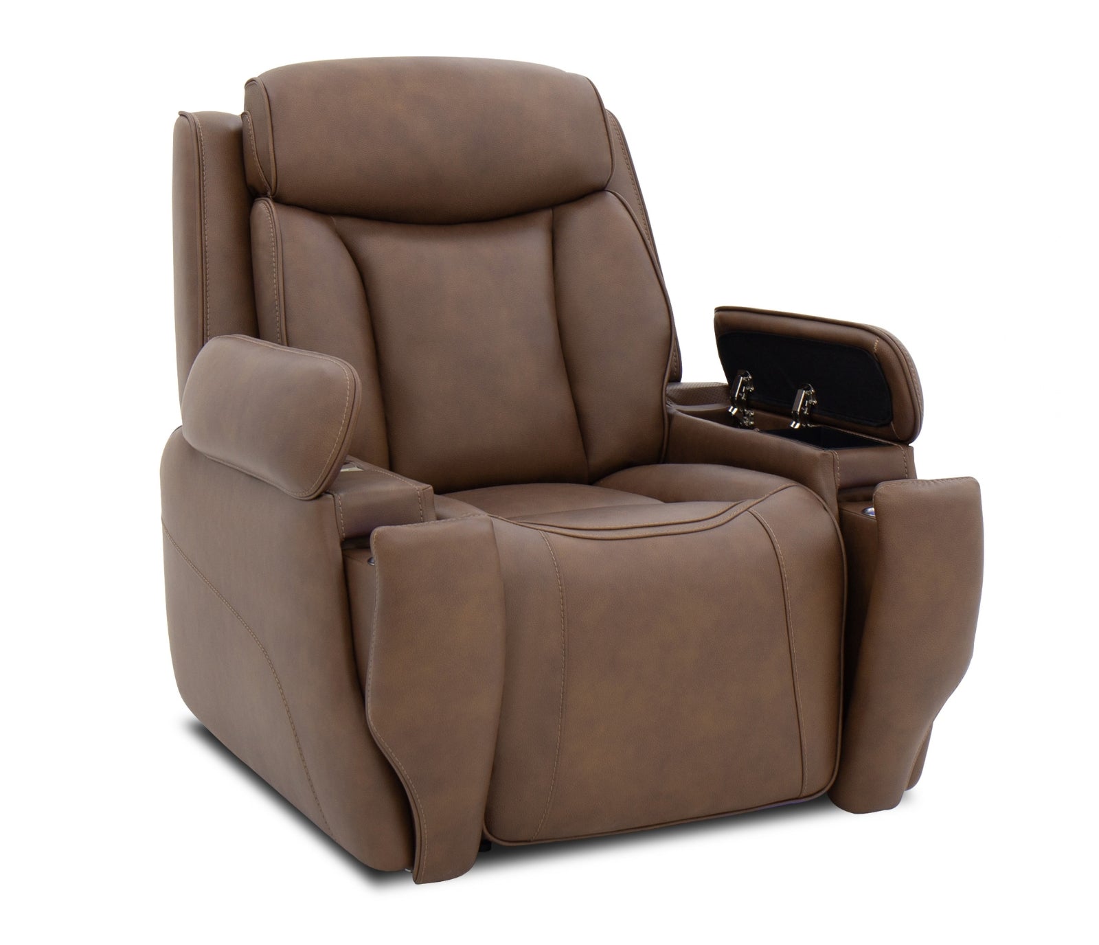 Showtime Chair - Home Theatre Immersive - Chocolate Leather