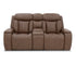 Showtime Loveseat W/ Console - Home Theatre Immersive - Chocolate Leather