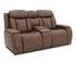 Showtime Loveseat W/ Console - Home Theatre Immersive - Chocolate Leather