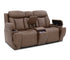 Showtime Loveseat W/ Console - Home Theatre Immersive - Chocolate Leather