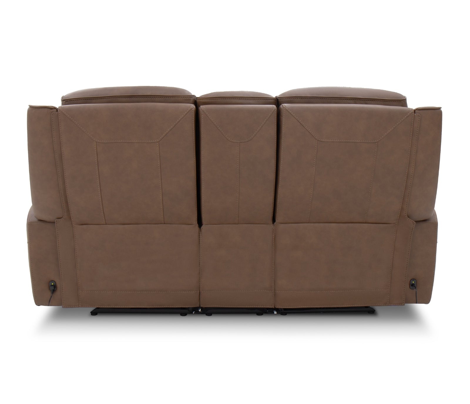 Showtime Loveseat W/ Console - Home Theatre Immersive - Chocolate Leather