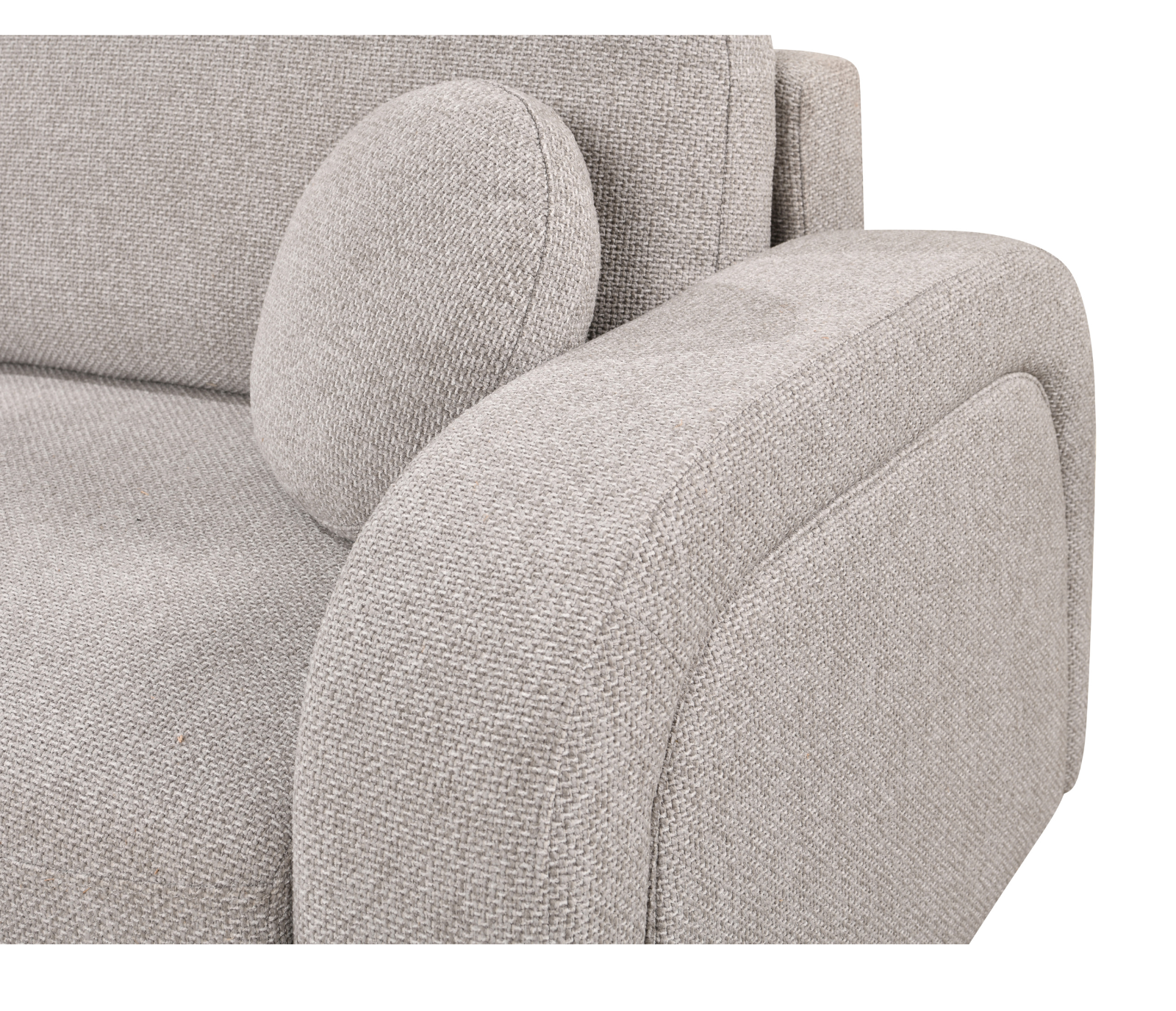 Snug Sofa w/ Pull-Out Sleeper - Dove Grey Fabric
