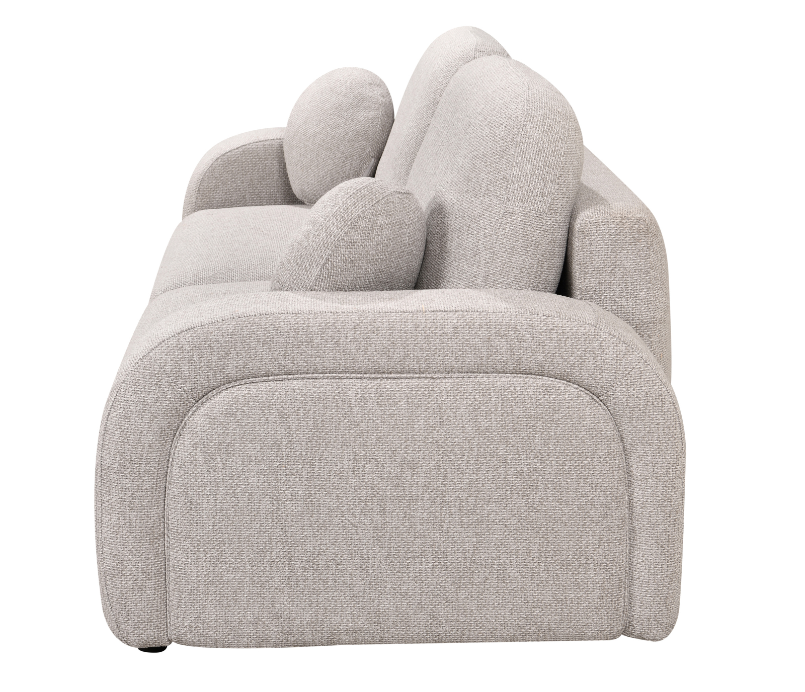 Snug Sofa w/ Pull-Out Sleeper - Dove Grey Fabric
