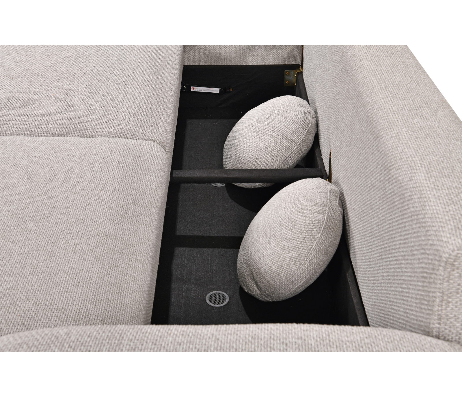 Snug Sofa w/ Pull-Out Sleeper - Dove Grey Fabric