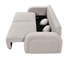 Snug Sofa w/ Pull-Out Sleeper - Dove Grey Fabric