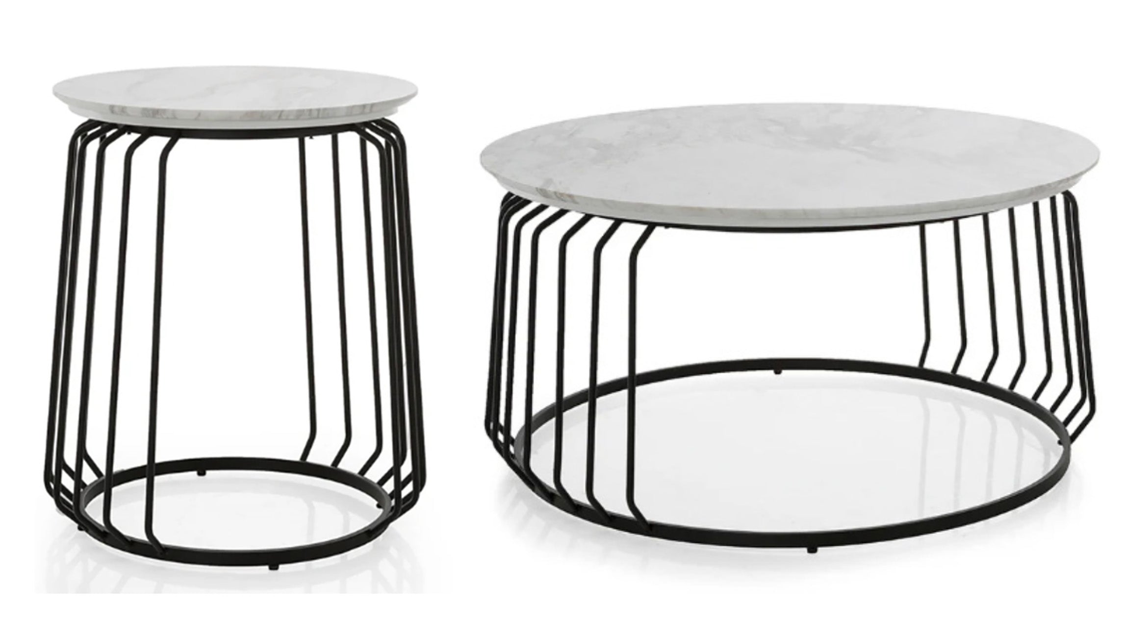 Spangle 2 Piece Coffee Table & End Table