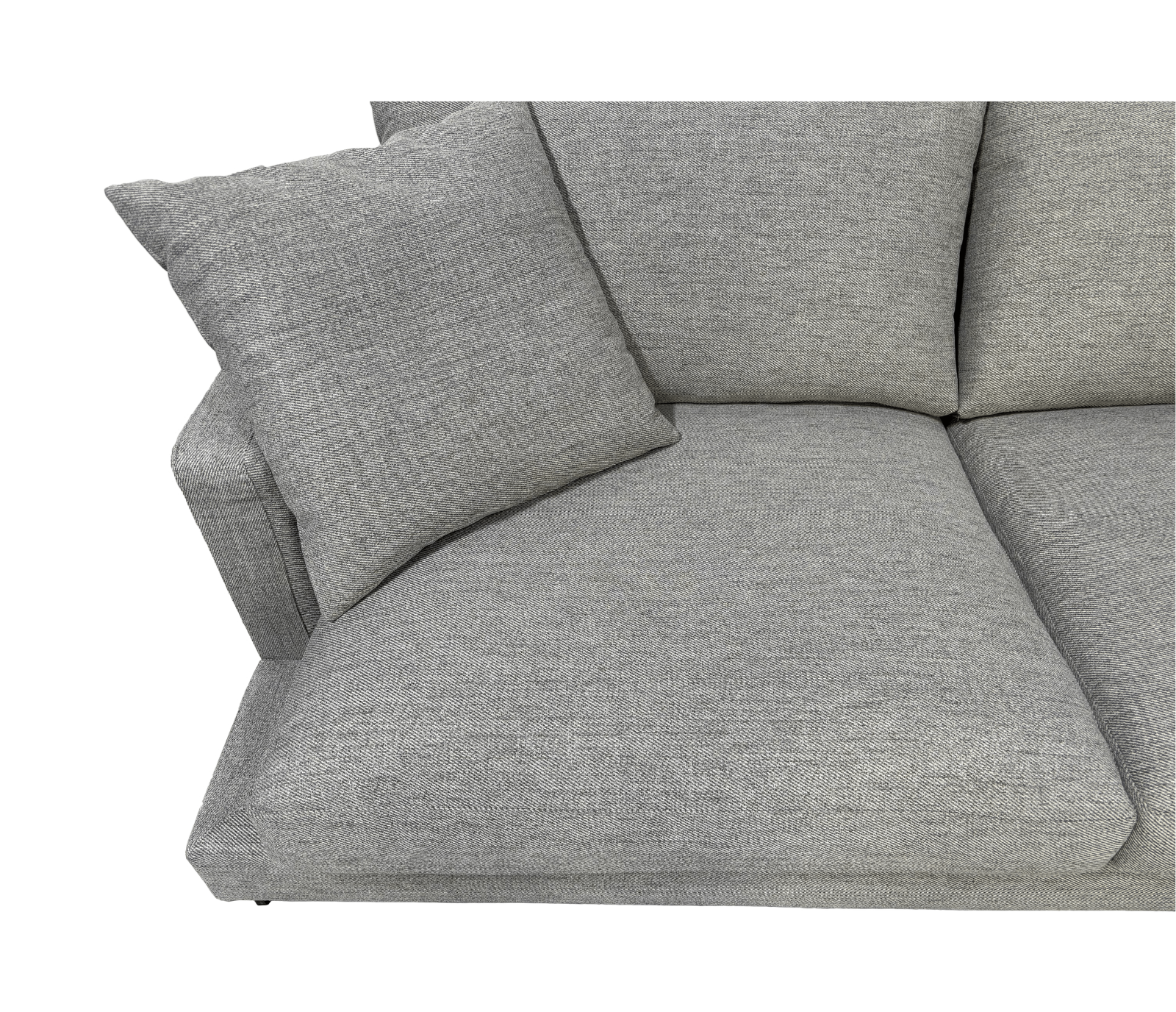 Weekender 3 Piece Sectional - Grey Fabric