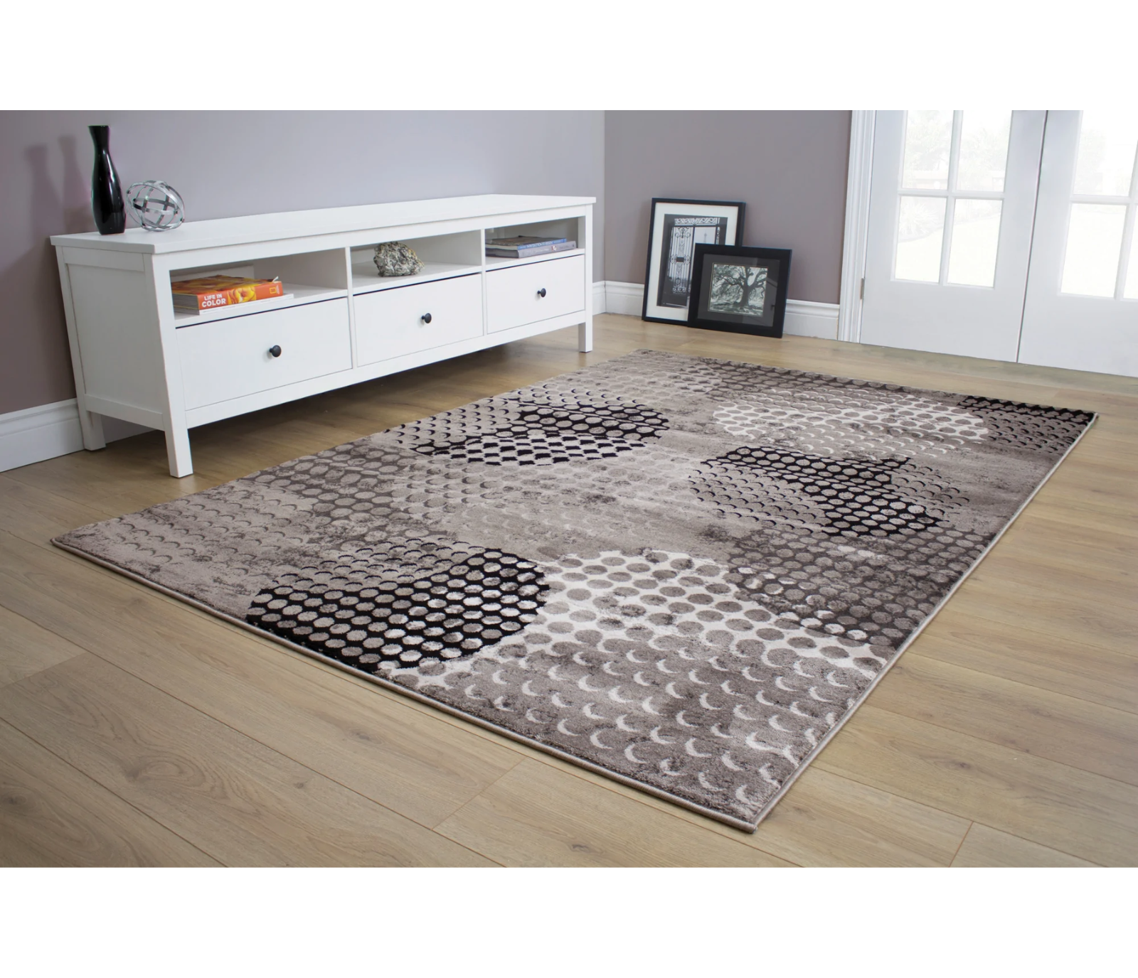 Platinum - Area Rug - Brown/Black