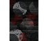 Platinum - Area Rug - Black/Red