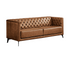 Ashton Loveseat - Cognac Fabric