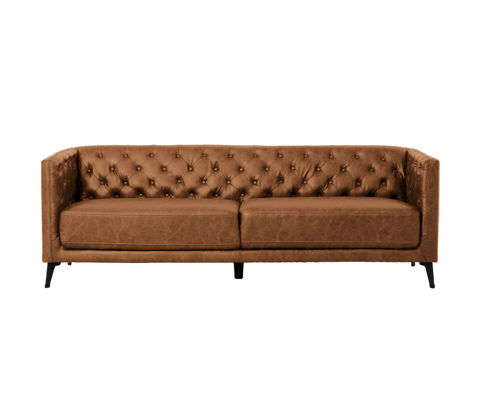 Ashton Sofa - Cognac Fabric