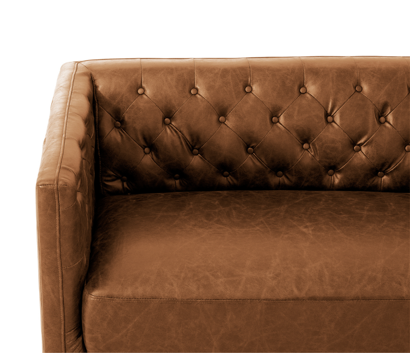 Loveseat cognac online