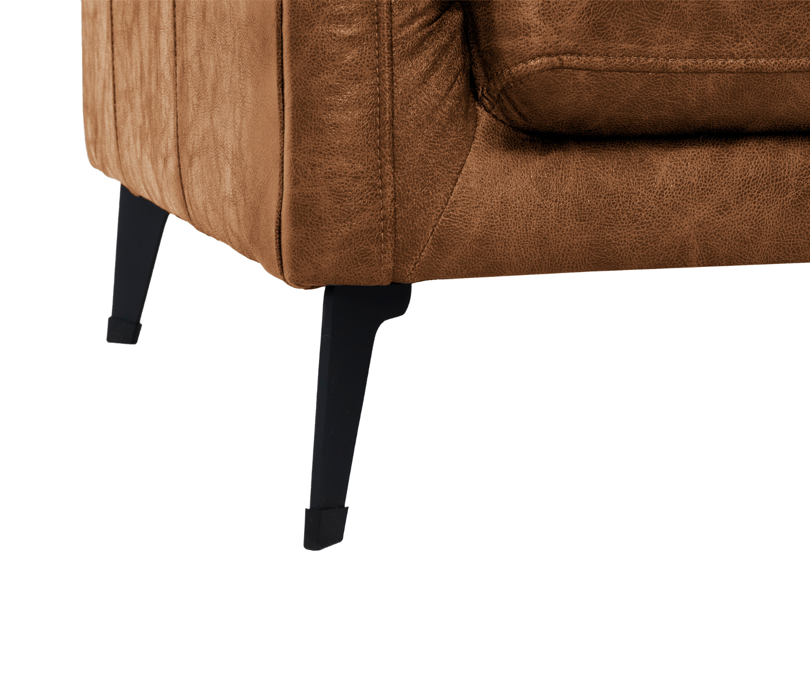 Ashton Loveseat - Cognac Fabric