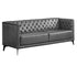 Ashton Loveseat - Charcoal Grey Fabric