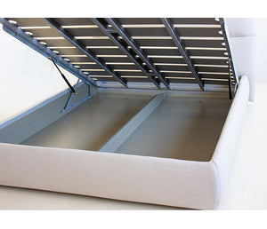 Lunar Upholstered Lift Storage Bed