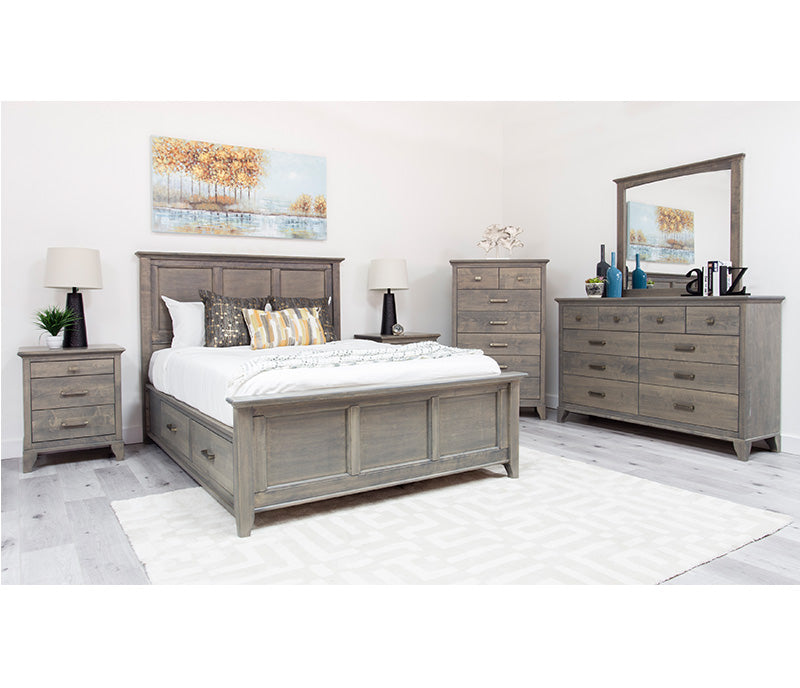 Acer Storage Bed - Grey