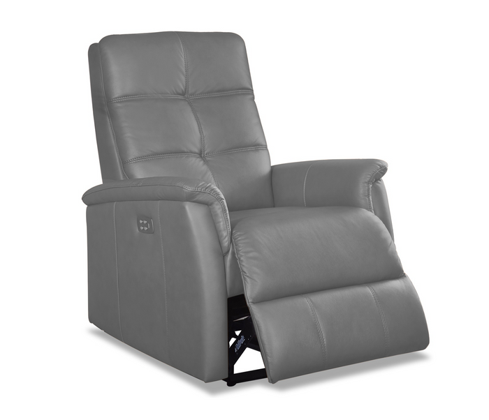 Benny Chair - Power Reclining w/ Power Headrest - Silver Grey