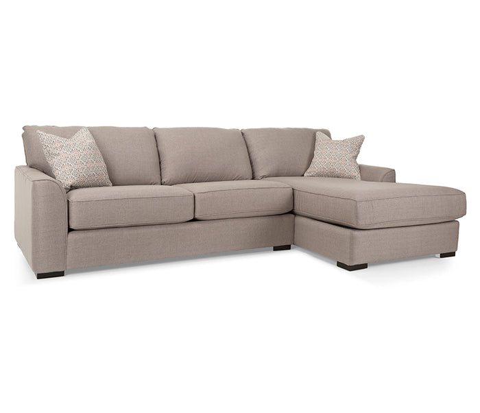 Brooklyn 2 Piece Power Reclining Sectional - Fabric