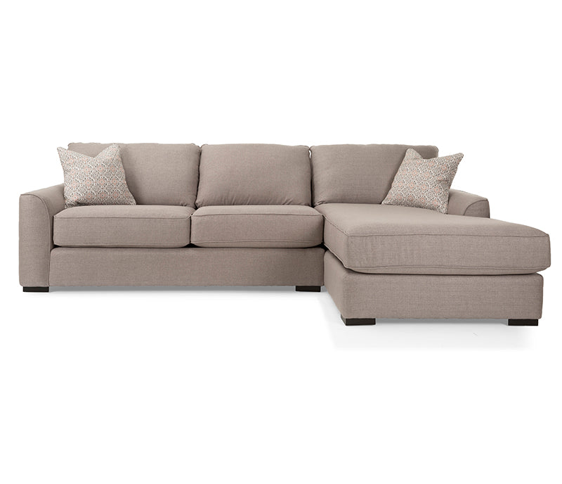 Brooklyn 2 Piece Power Reclining Sectional - Fabric - Custom