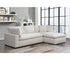 Cloud 9 - 2 Piece Sectional - Ivory Fabric