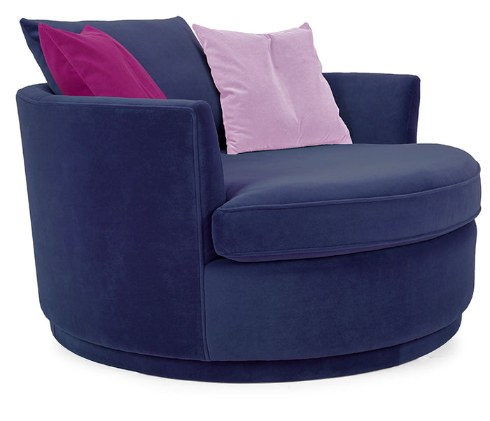 Cosmopolitan 46" Round Swivel Chair