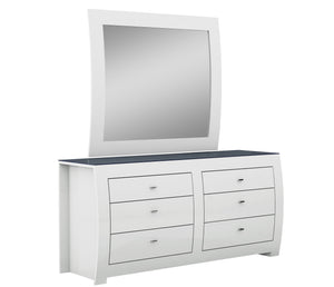 Cosmo Dresser/Mirror - White