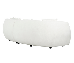 Alba Curve 4 Seater Sofa - Bouclé Ivory