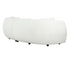 Alba Curve 4 Seater Sofa - Ivory Boucle Fabric