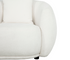 Alba Curve 4 Seater Sofa - Ivory Boucle Fabric