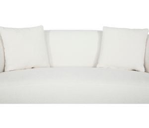 Alba Curve 4 Seater Sofa - Bouclé Ivory