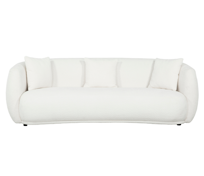 Alba Curve Sofa - Bouclé Ivory