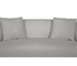 Alba Curve Loveseat - Pewter Boucle Fabric