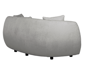 Alba Curve Sofa - Bouclé Pewter