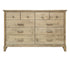 Acer Dresser & Mirror - Gold