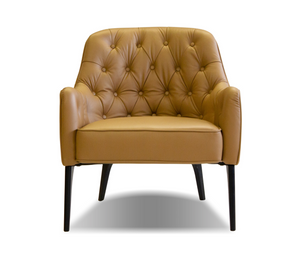 Ellington Accent Chair - Caramel Leather