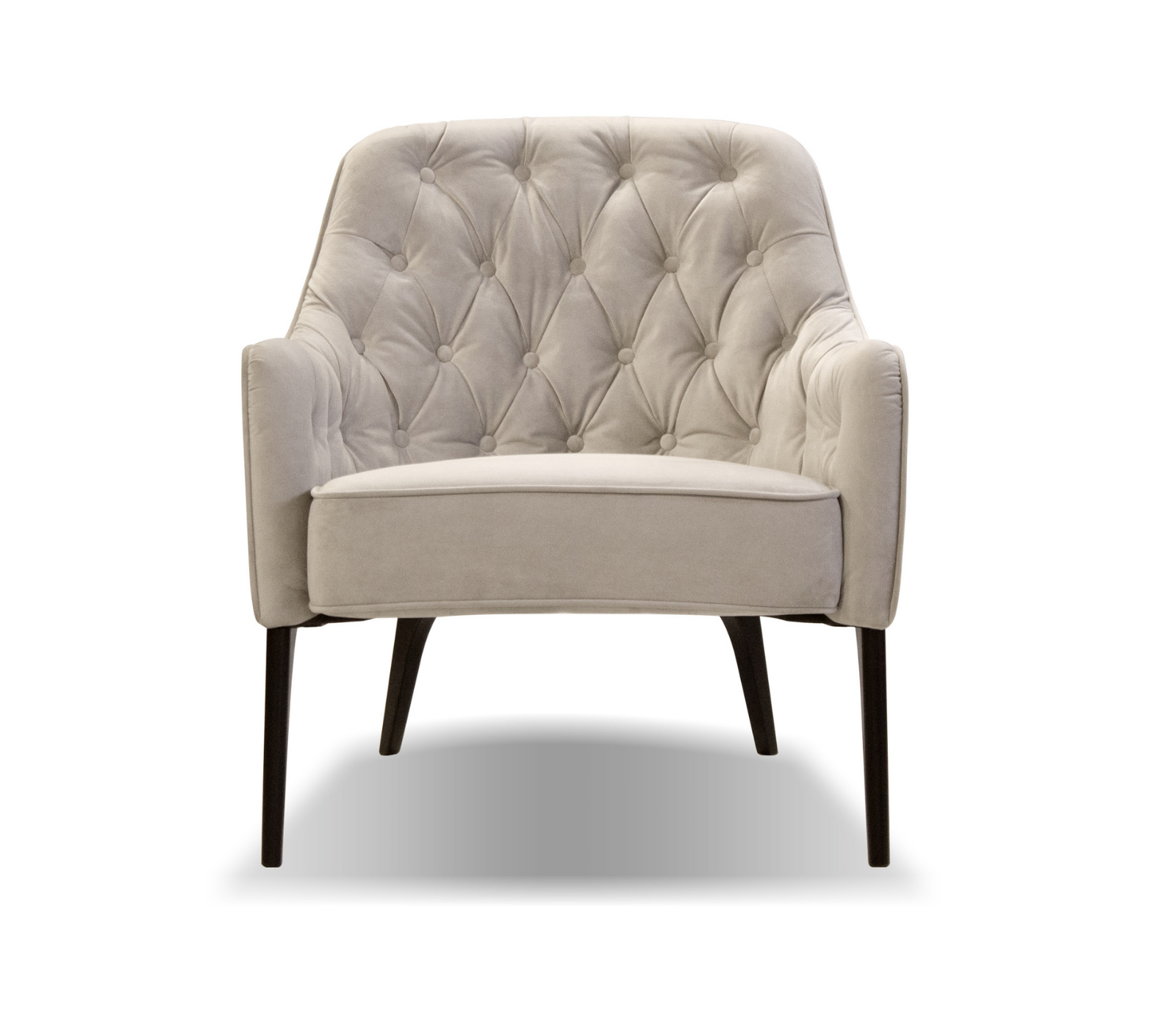 Ellington Accent Chair - Oyster Velvet Fabric