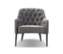 Ellington Accent Chair - Pewter Velvet Fabric