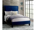 Ericson Upholstered King Bed - Navy Blue