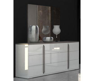 Eve Dresser & Mirror - White