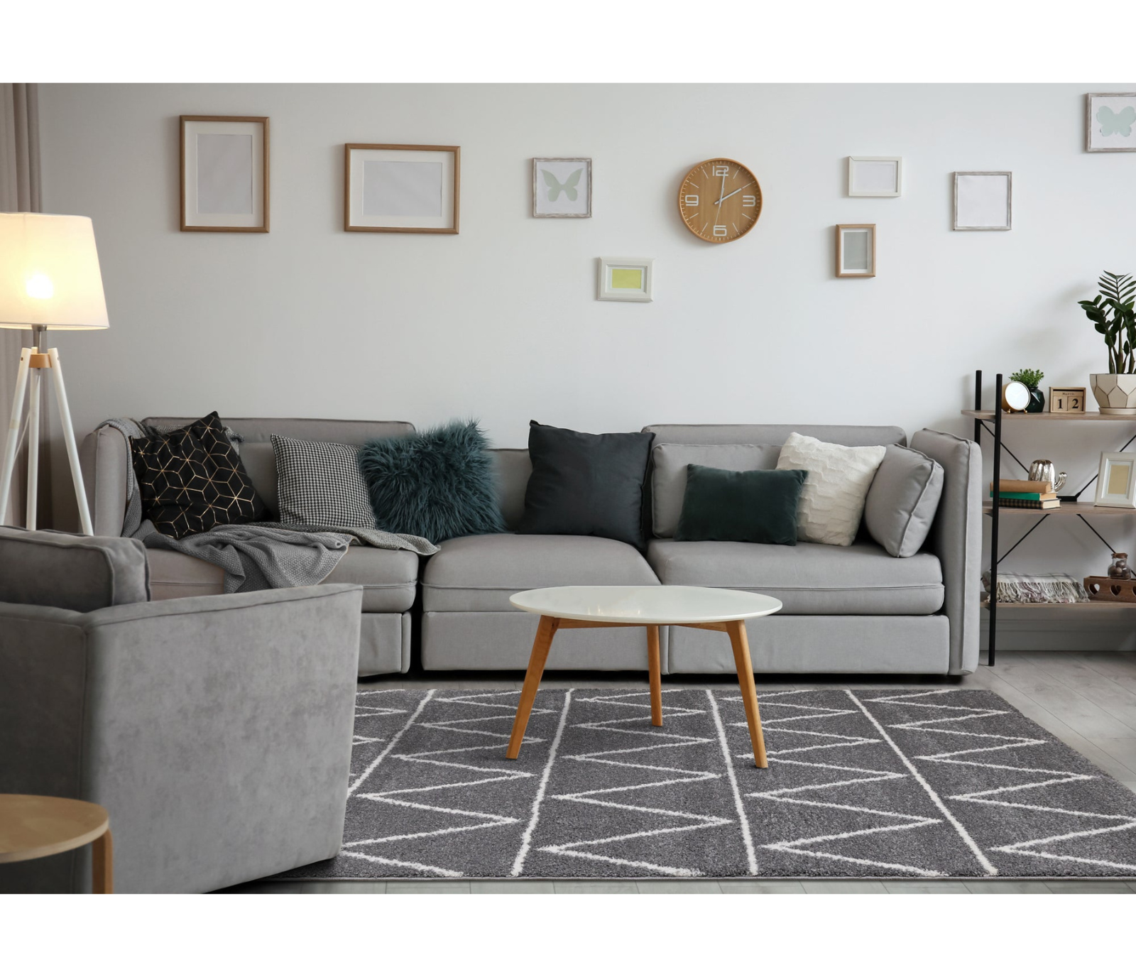 Fergus - Area Rug - Grey