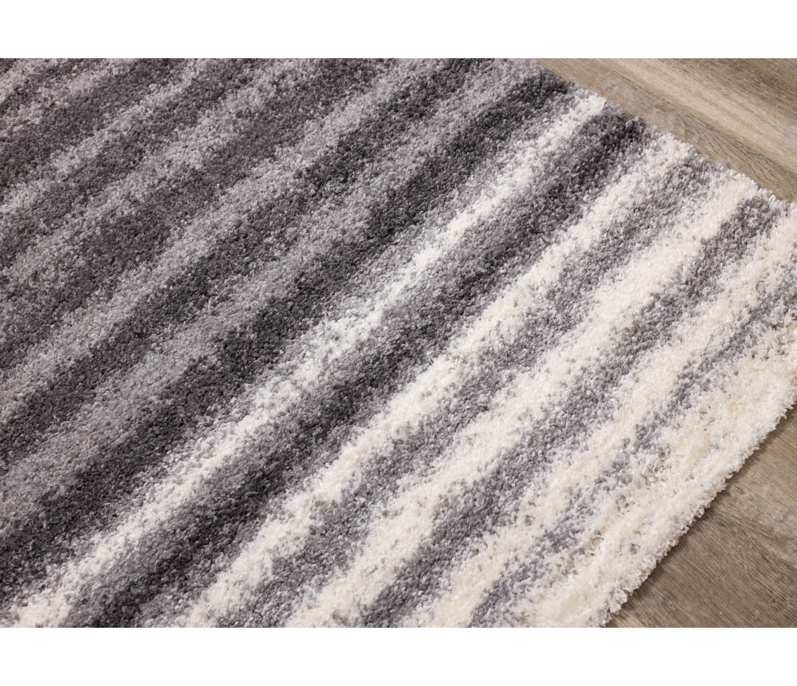 Fergus - Area Rug - Grey/White
