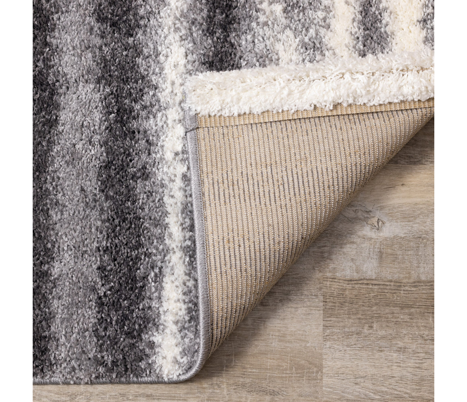 Fergus - Area Rug - Grey/White