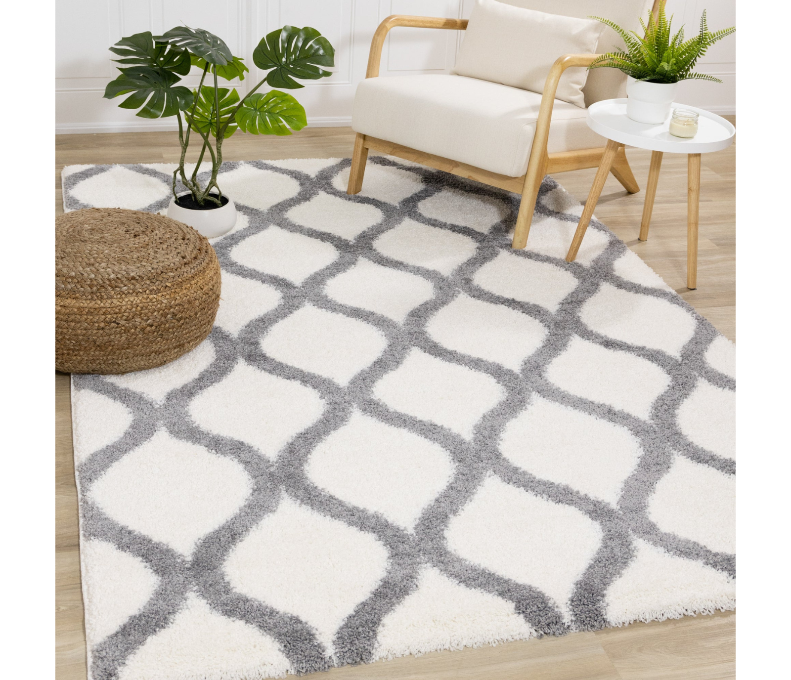Fergus - Area Rug - White